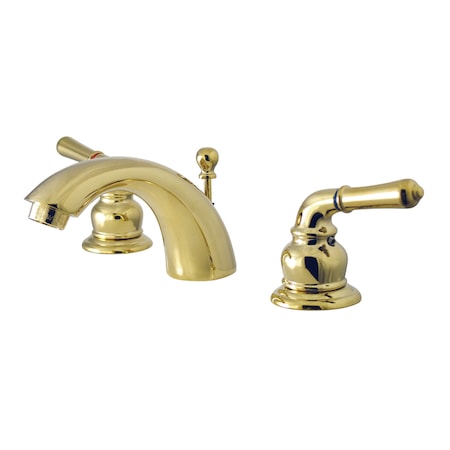 Kingston Brass Mini-Widespread Bathroom Faucet, Polished Brass KS2952